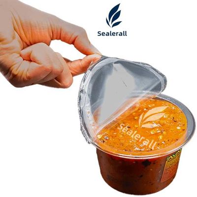 خرید 220 ولت دستگاه بسته بندی سینی پلاستیکی بسته بندی مواد غذایی برای سوپ online manufacture
